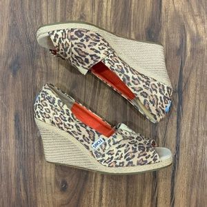 Toms | Leopard Wedges, 7